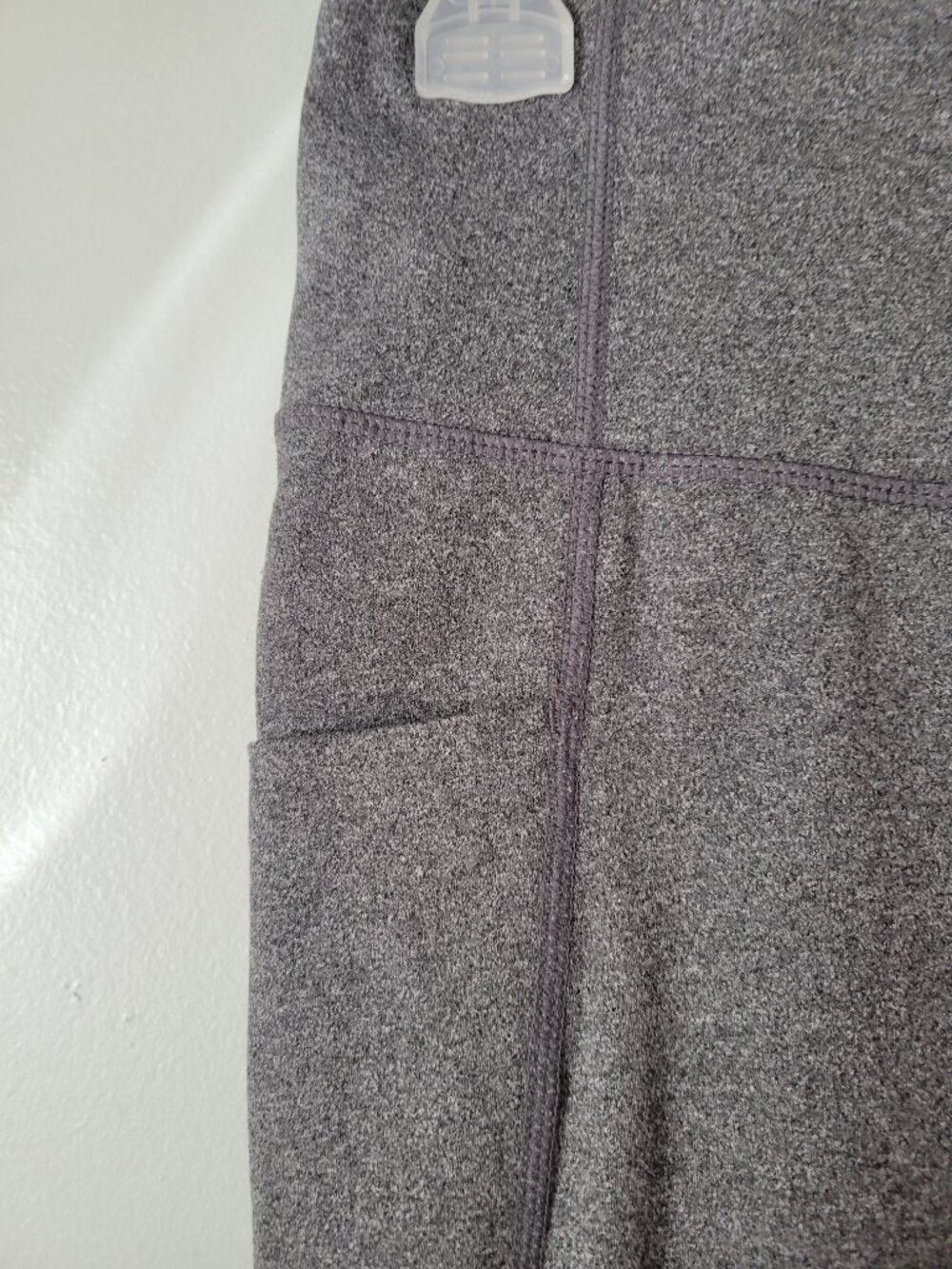 Member's Mark Grey Leggings Women's Large Everyday Stretch High-Rise Ankle NWT - Picture 3 of 4